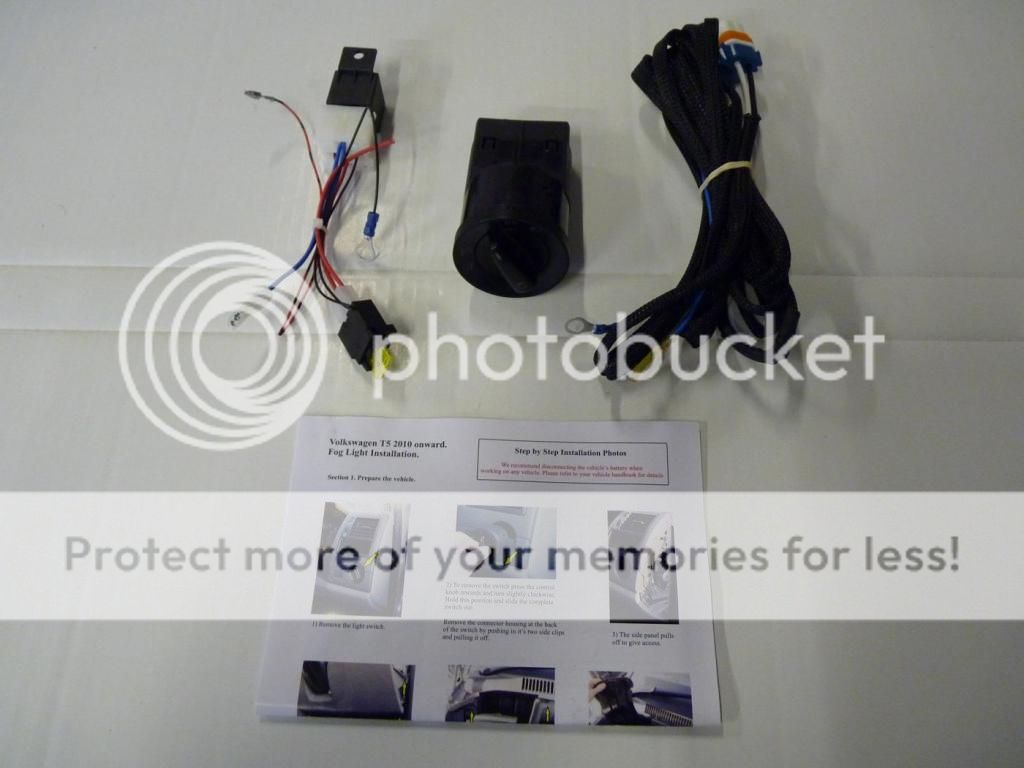 T5 full fog light fitting kit with genuine VW switch VW T4 Forum VW T5 Forum