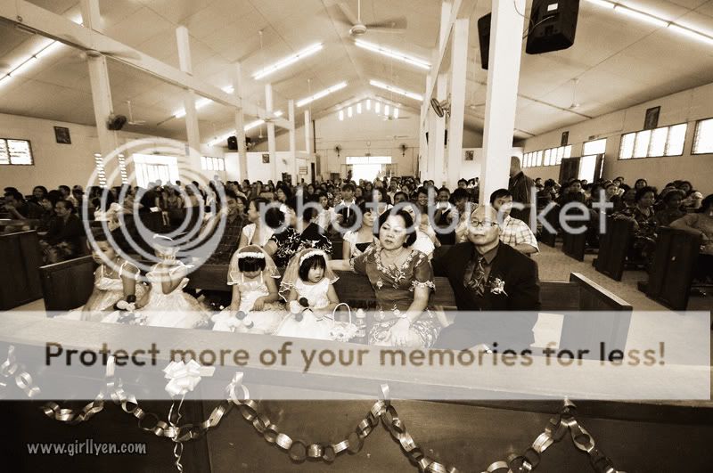 wedding,gerry & jessica,tenghilan,st john tuaran,christian wedding